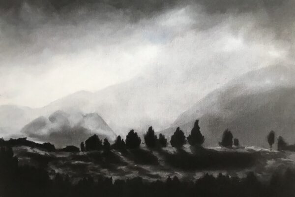 Moody Cloud Black & White Fine Art Print - Image 7